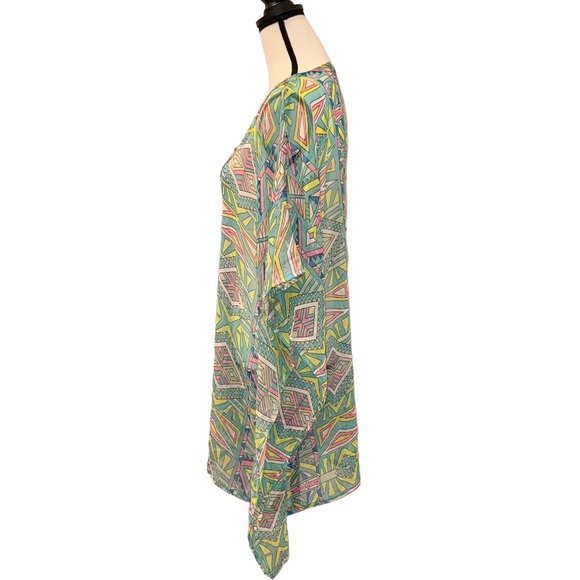 FOREVER 21  sequin neck butterfly sleeve swimsuit coverup women’s size OS - Picture 5 of 12